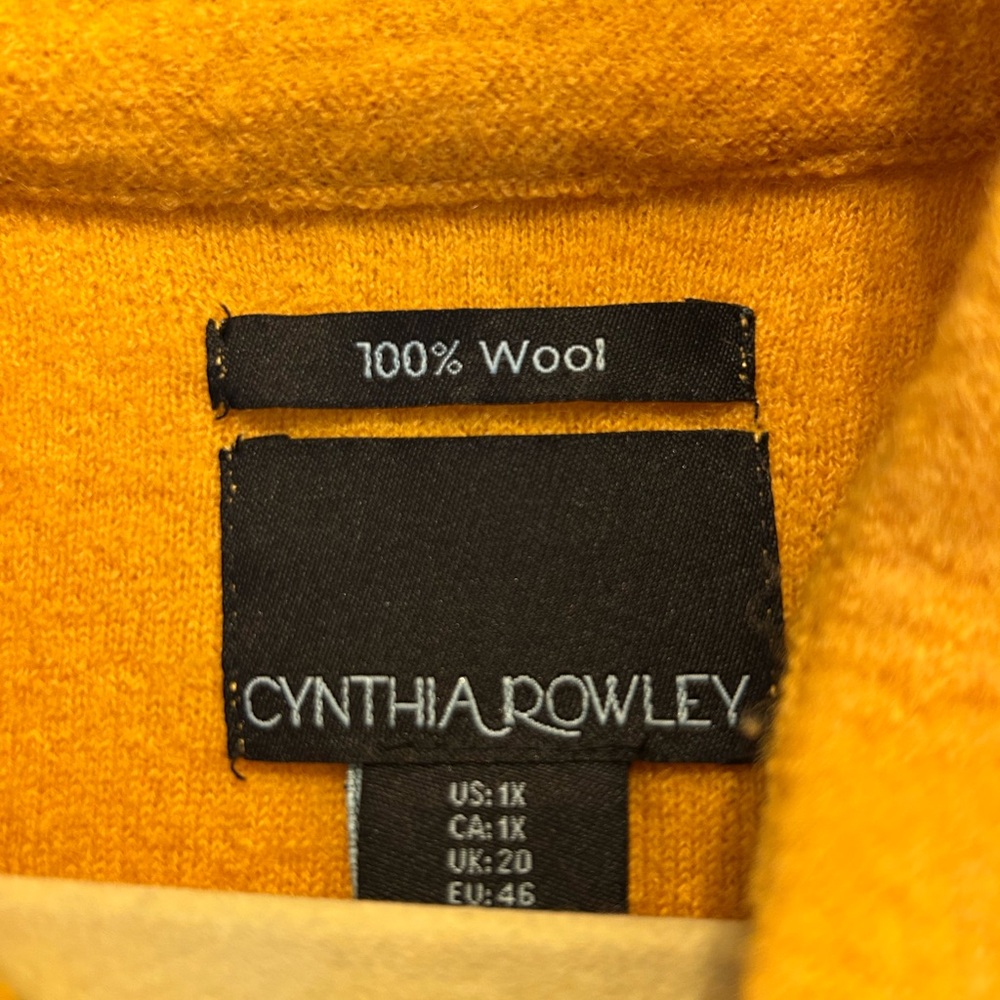 Jacket, Cape, Lightweight, Yellow, Wool, - image 6